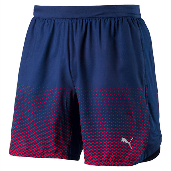 Running Men's Pace Graphic Shorts, Blue Depths, extralarge-IND