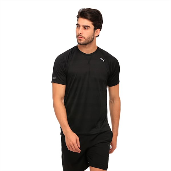 Running Men's Energy T-Shirt, Puma Black Heather, extralarge-IND