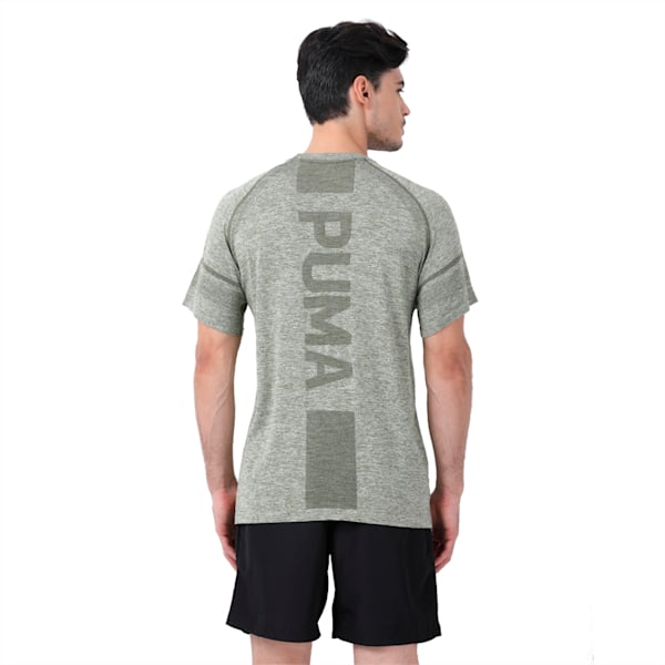 Active Training Men's Vent evoKNIT T-Shirt, Olive Night Heather, extralarge-IND