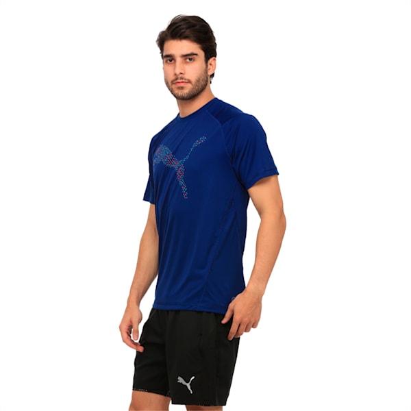 Active Training Men's Vent Cat T-Shirt, Blue Depths, extralarge-IND