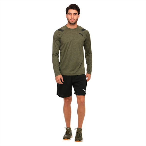 Active Training Men's Bonded Tech Long Sleeve, Olive Night Heather, extralarge-IND