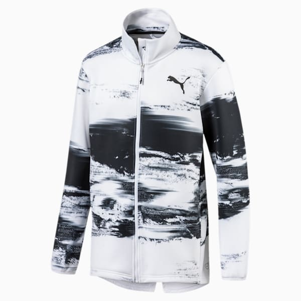 Active Training Nocturnal Energy Jacket, Puma White-Graphic, extralarge