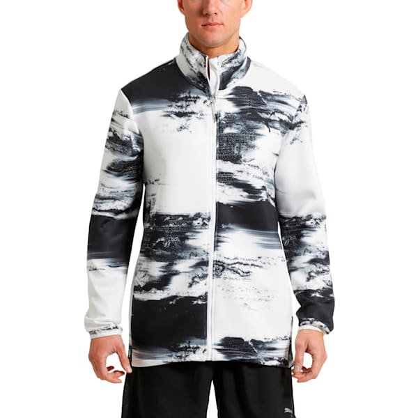 Active Training Nocturnal Energy Jacket, Puma White-Graphic, extralarge