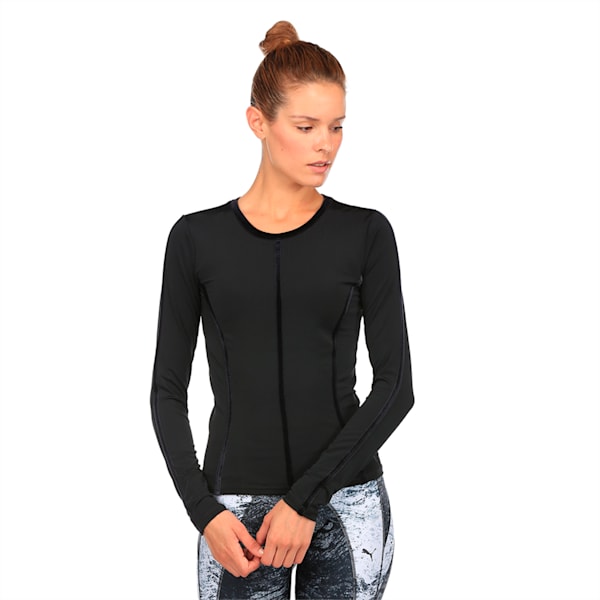 Nocturnal Velvet LS, Puma Black, extralarge-IND