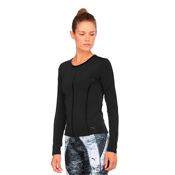 Nocturnal Velvet LS, Puma Black, extralarge-IND