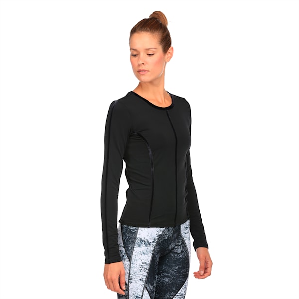 Nocturnal Velvet LS, Puma Black, extralarge-IND