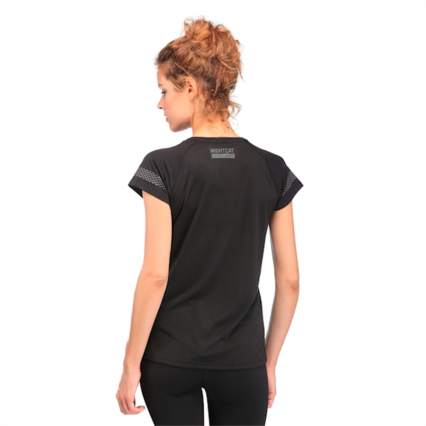 Running Women's NightCat T-Shirt, Puma Black, extralarge-IND