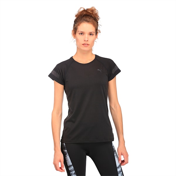Running Women's NightCat T-Shirt, Puma Black, extralarge-IND