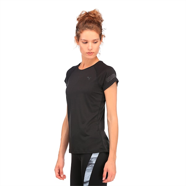 Running Women's NightCat T-Shirt, Puma Black, extralarge-IND
