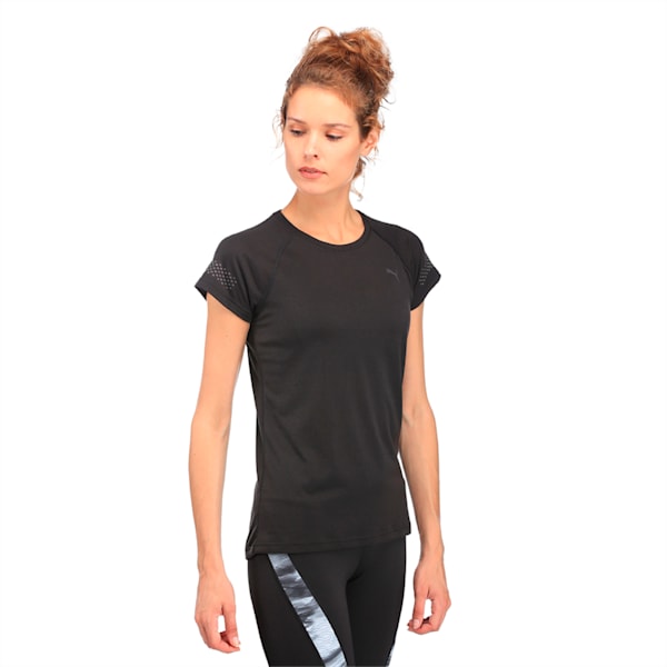 Running Women's NightCat T-Shirt, Puma Black, extralarge-IND