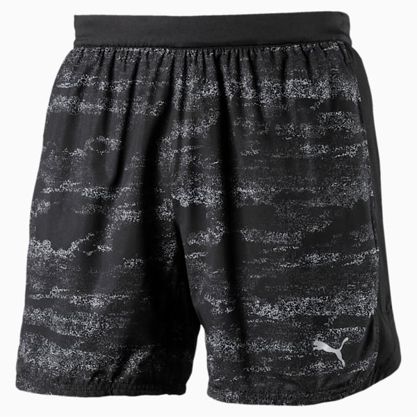 Running Men's Nocturnal Pace Shorts, Puma Black-new graphic, extralarge-IND
