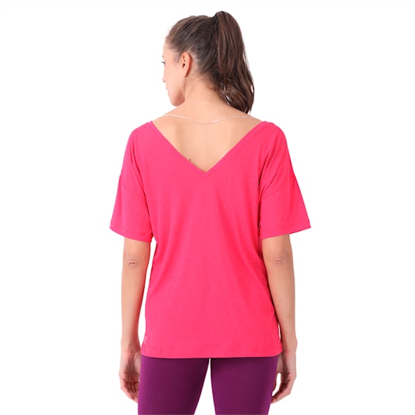 Active Training Women's Dancer Drapey Solid T-Shirt, Love Potion, extralarge-IND