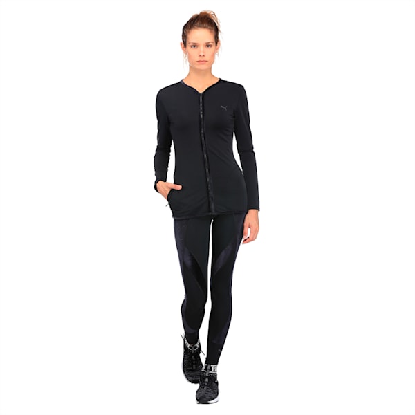 Active Training Women's Explosive Velvet Jacket, Puma Black, extralarge-IND