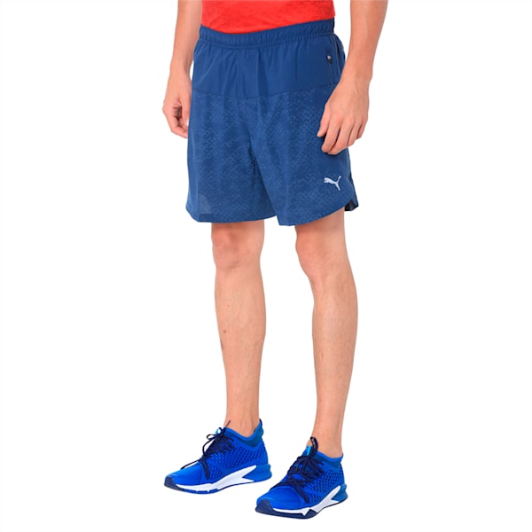 Pace 7'' Graphic Men’s Running Shorts, Sargasso Sea, extralarge-IND