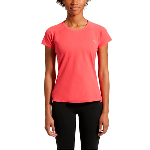 PWRRUN Women's Short Sleeve T-Shirt, Paradise Pink, extralarge