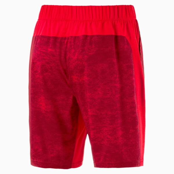 Graphic Men's 8'' Tech Training Shorts, Flame Scarlet-Red Dahlia, extralarge-IND
