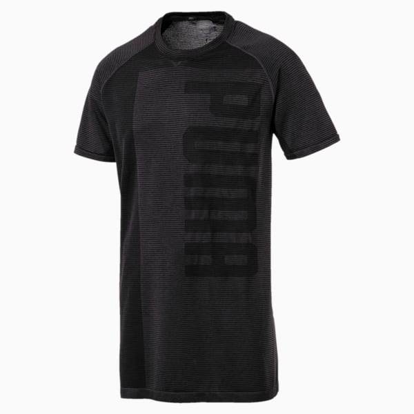 evoKNIT Men's T-Shirt, Puma Black Heather, extralarge-IND
