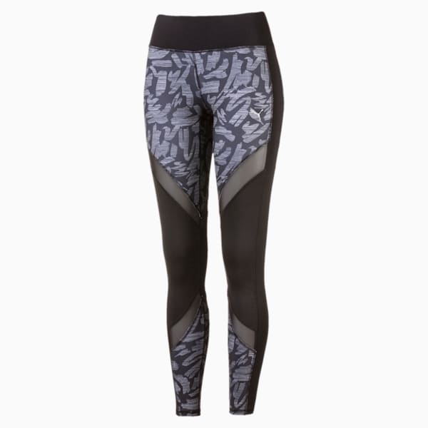 Clash Women's Tights, Puma Black-Oceanaire, extralarge-IND