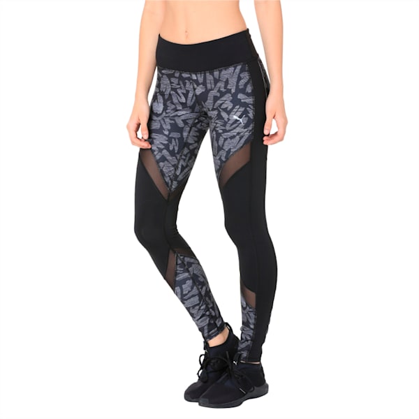 Clash Women's Tights, Puma Black-Oceanaire, extralarge-IND