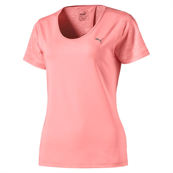 Layer Women's Training Top, Soft Fluo Peach, extralarge-IND