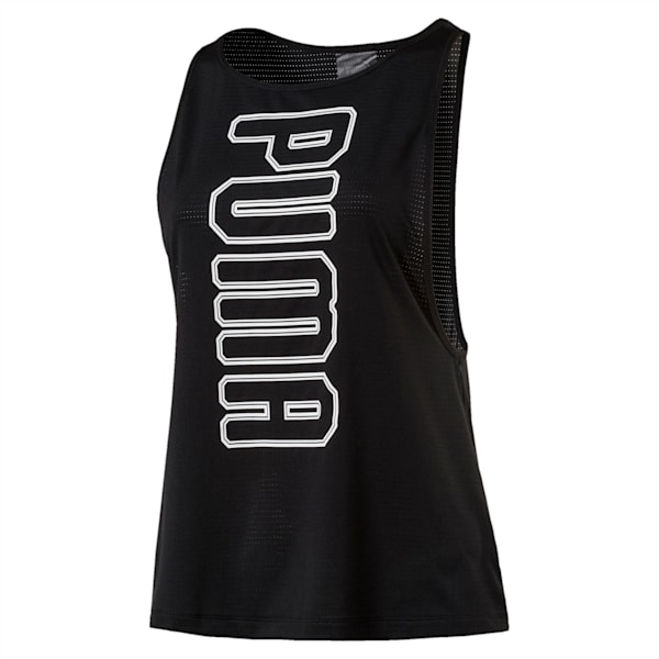 Spark Women's Tank Top, Puma Black, extralarge-IND