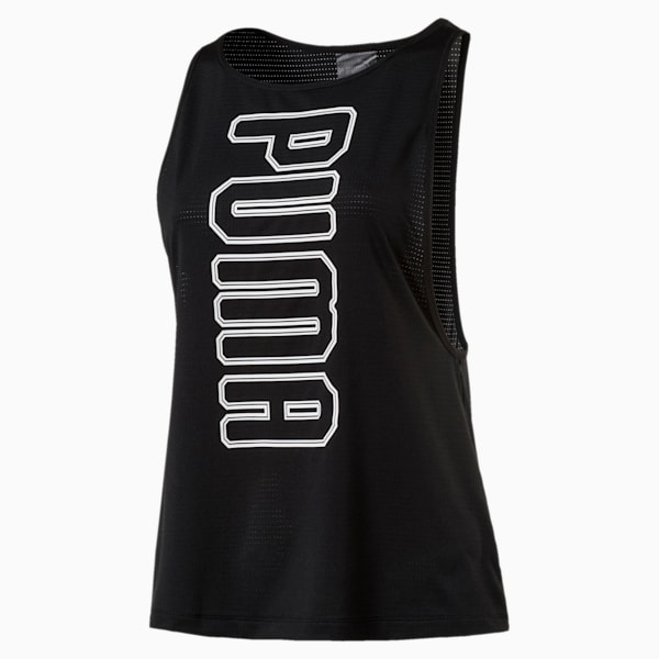 Spark Women's Tank Top, Puma Black, extralarge