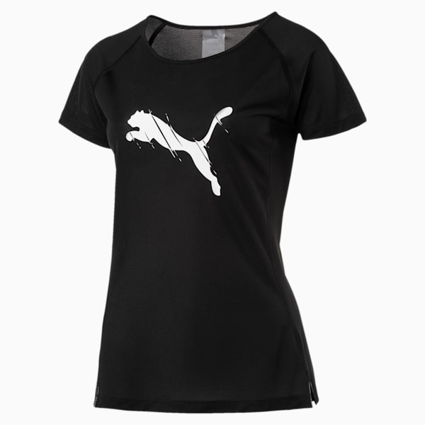 Core-Run Short Sleeve Women's T-Shirt, Puma Black, extralarge