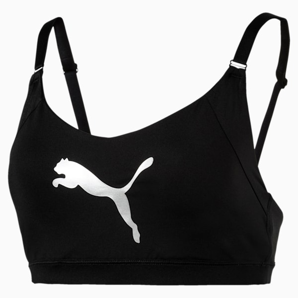 En Pointe Logo Bra, Puma Black, extralarge