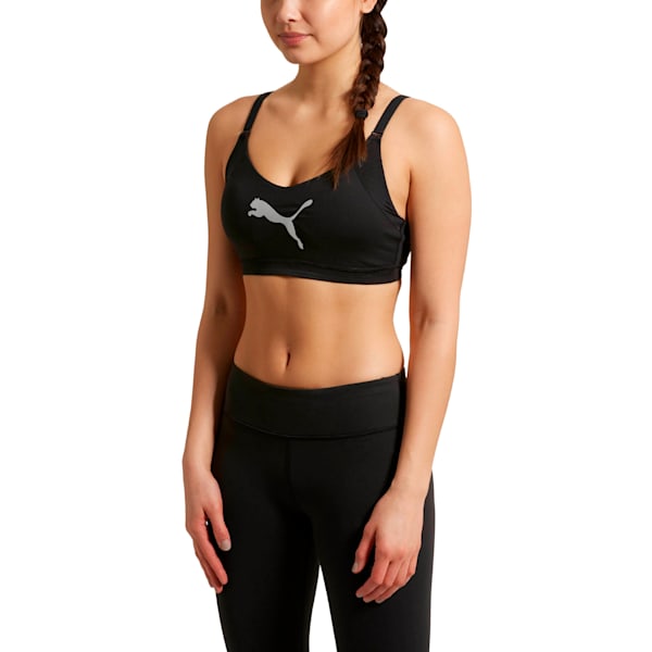 En Pointe Logo Bra, Puma Black, extralarge