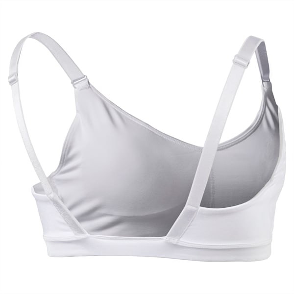 En Pointe Logo Women's Bra, Puma White, extralarge-IND