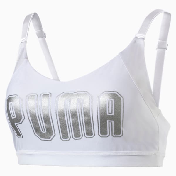 En Pointe Logo Women's Bra, Puma White, extralarge-IND