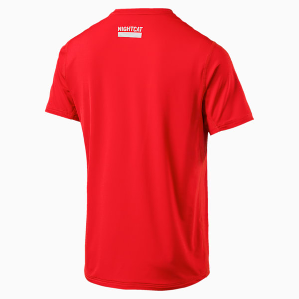 NightCat Men's Short Sleeve T-Shirt, Flame Scarlet, extralarge-IND