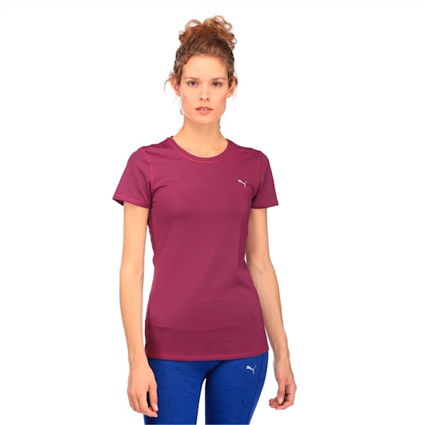 Essential Women's Tee, no color-Dark Purple oxidized prt, extralarge-IND