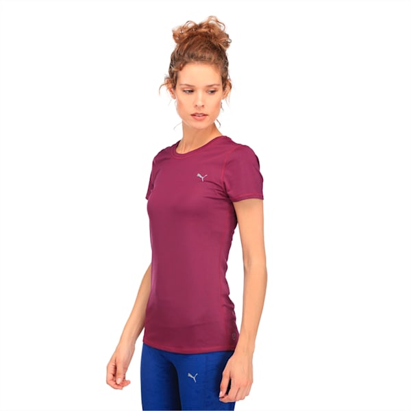 Essential Women's Tee, no color-Dark Purple oxidized prt, extralarge-IND