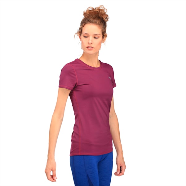 Essential Women's Tee, no color-Dark Purple oxidized prt, extralarge-IND