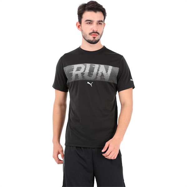 Run S S Tee, Puma Black, extralarge-IND