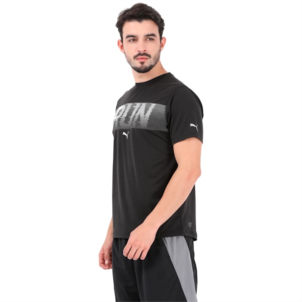 Run S S Tee, Puma Black, extralarge-IND