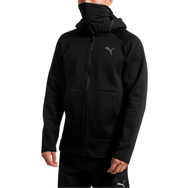 BND Tech Protect Zip-Up Hooded Men's Jacket, Puma Black, extralarge