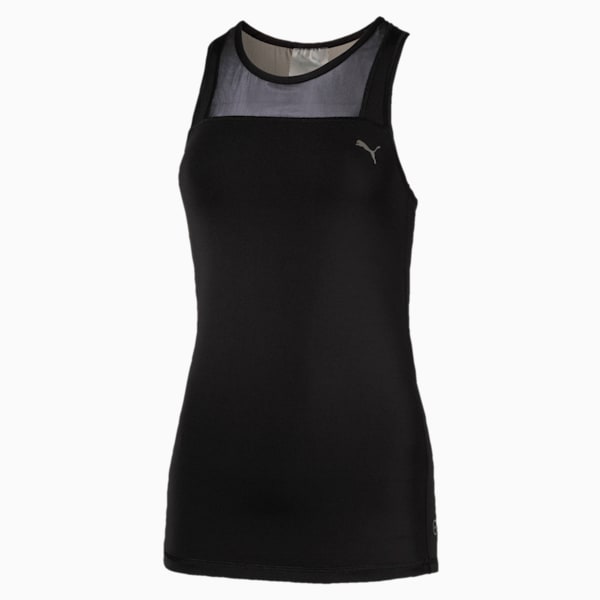 Fit Women's Tank Top, Puma Black, extralarge