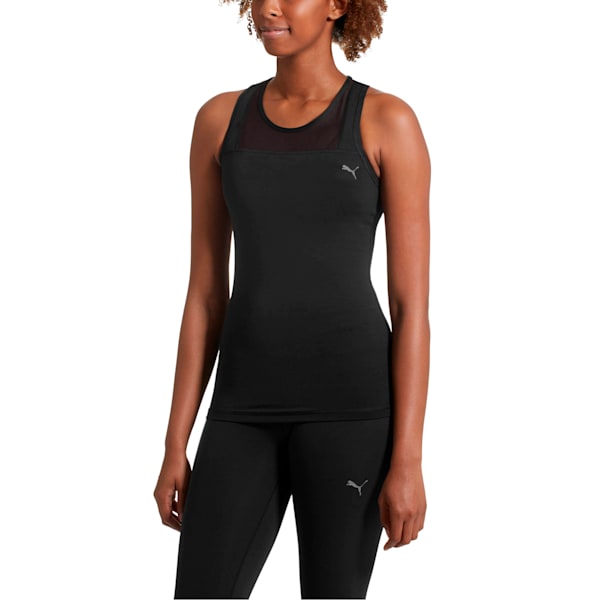 Fit Women's Tank Top, Puma Black, extralarge