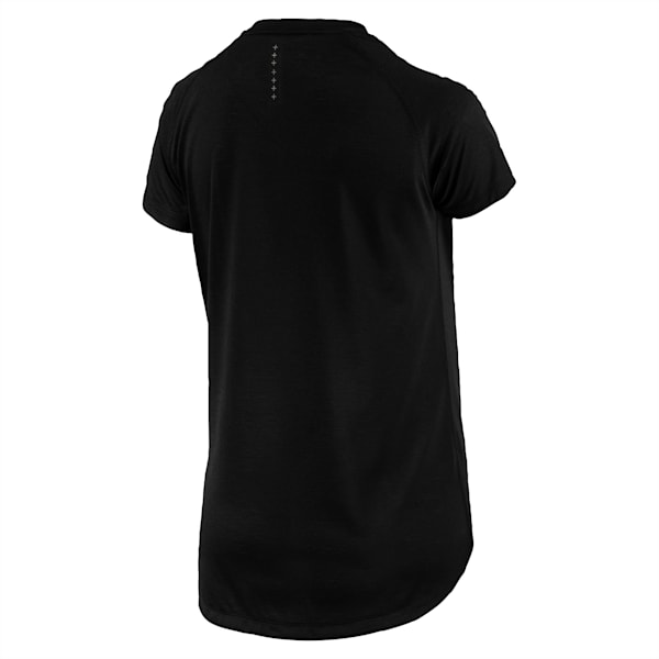 Short Sleeve Logo Women's Tee, Puma Black, extralarge