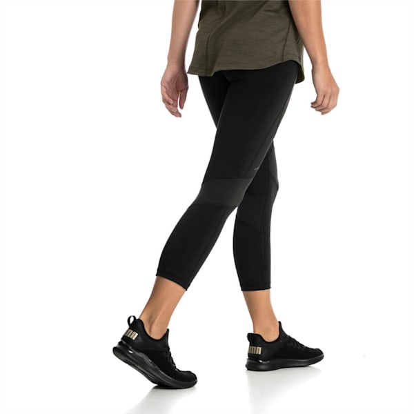 IGNITE 3/4 Women's Running Tights, Puma Black, extralarge-IND