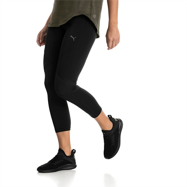 IGNITE 3/4 Women's Running Tights, Puma Black, extralarge-IND