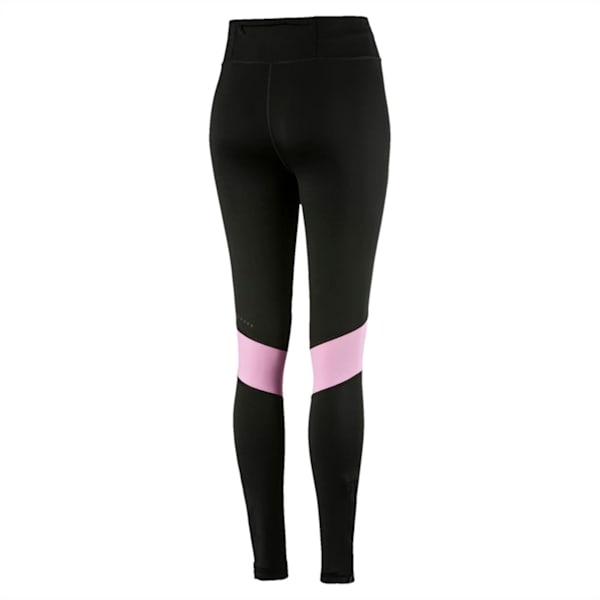 IGNITE Women's Running Tights, Puma Black-Forest Night-Orchid, extralarge-IND