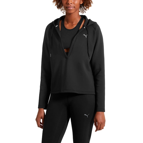 Explosive Deep V-Hoodie, Puma Black, extralarge