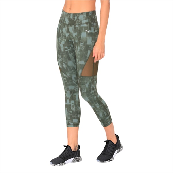 Explosive 3 4 Graphic Tight iron gate-pu, laurel wreath-forest night, extralarge-IND