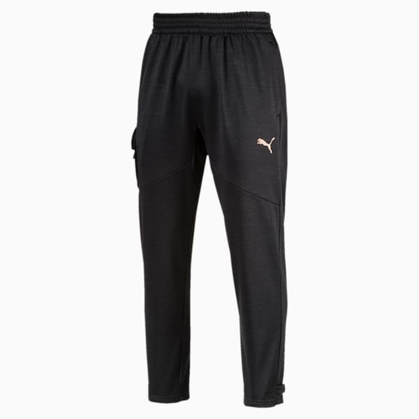 BND Tech Trackster Men's Sweatpants, Puma Black Heather, extralarge