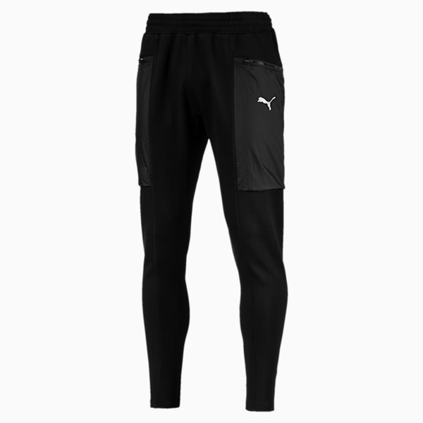 Energy Actum Men's Running Sweatpants, Puma Black, extralarge