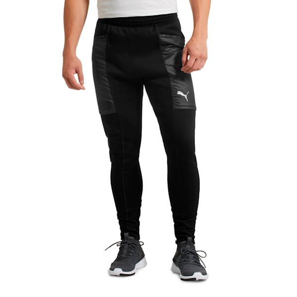 Energy Actum Men's Running Sweatpants, Puma Black, extralarge