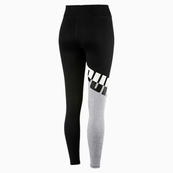 Training Women's A.C.E. All Me 7/8 dryCELL Tights, Puma Black-Light Gray Heather, extralarge-IND